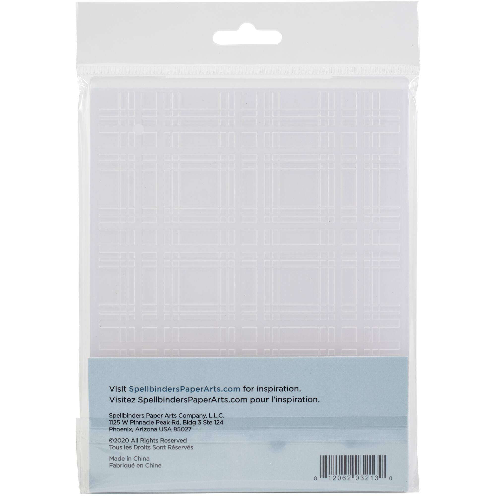 Spellbinders® Plaid Company Embossing Folder